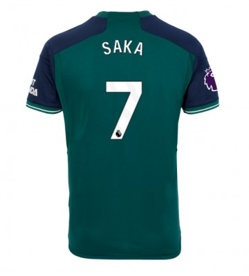 Maillot de foot Arsenal Bukayo Saka #7 Troisième 2023-24 Manches Courte